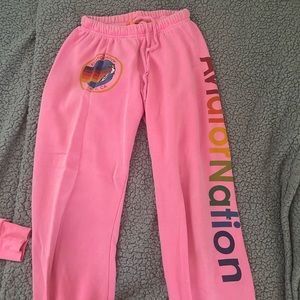 HOT PINK AVIATOR NATION SWEATS🩷